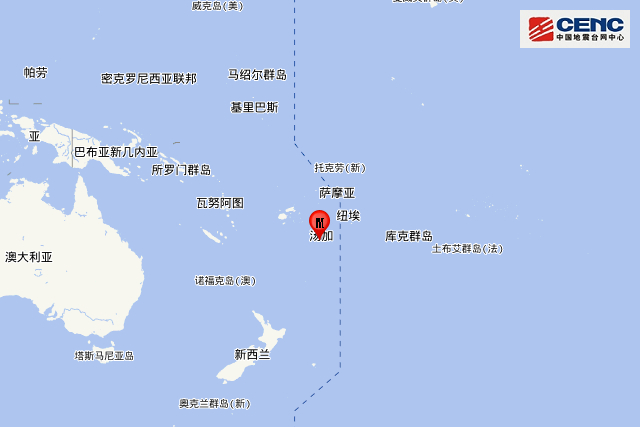 5·28汤加群岛地震