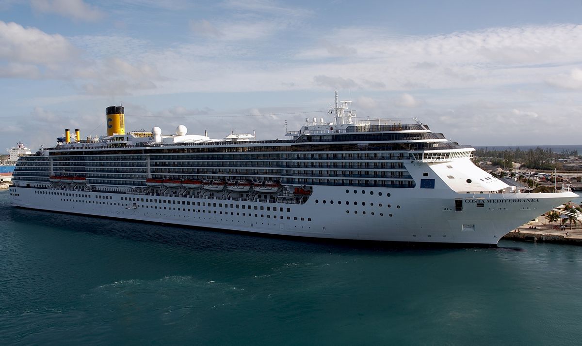  p>歌诗达地中海号邮轮(英文名:costa mediterranea)从意大利17和18