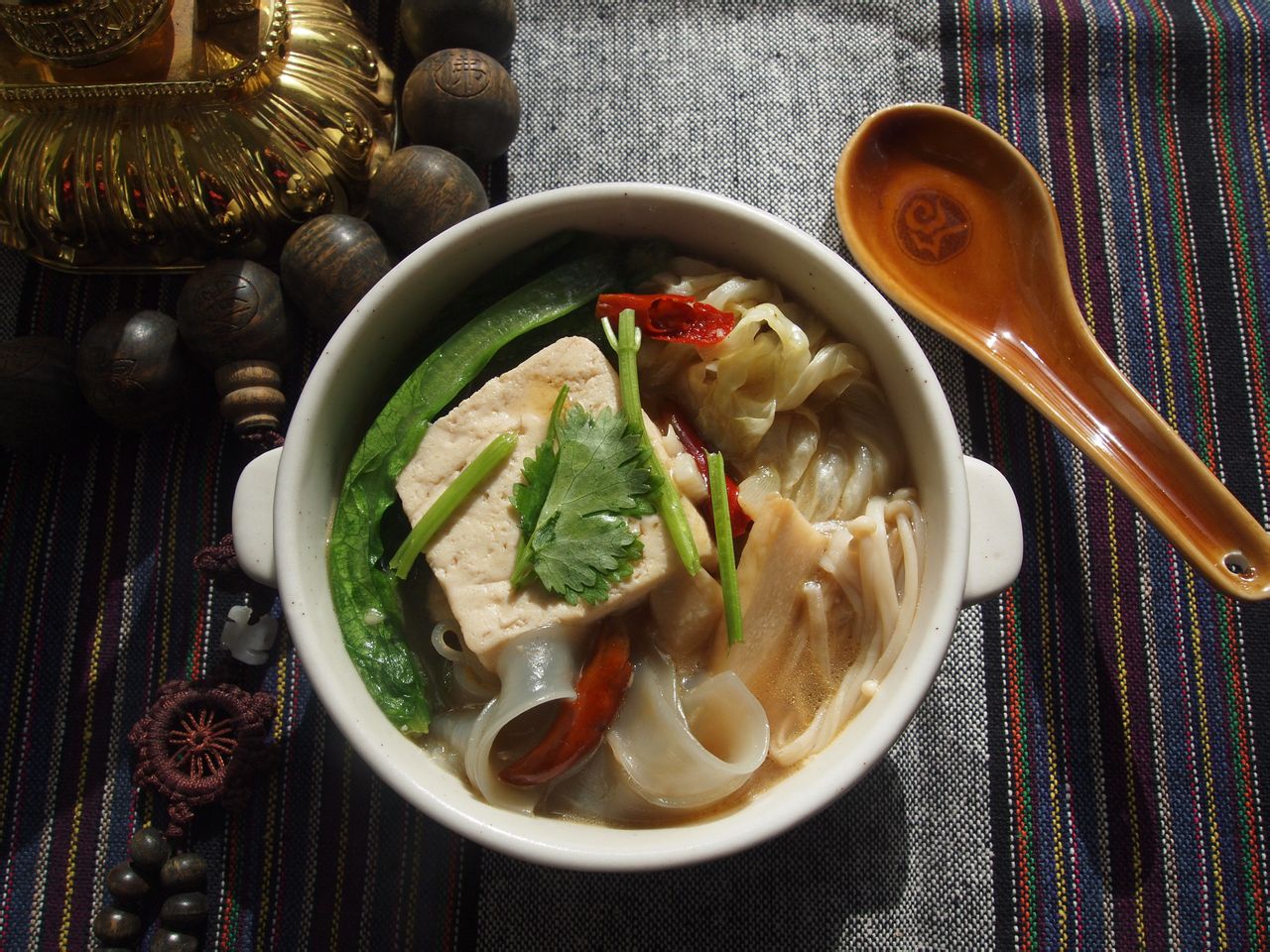 香辣柴锅豆腐火锅