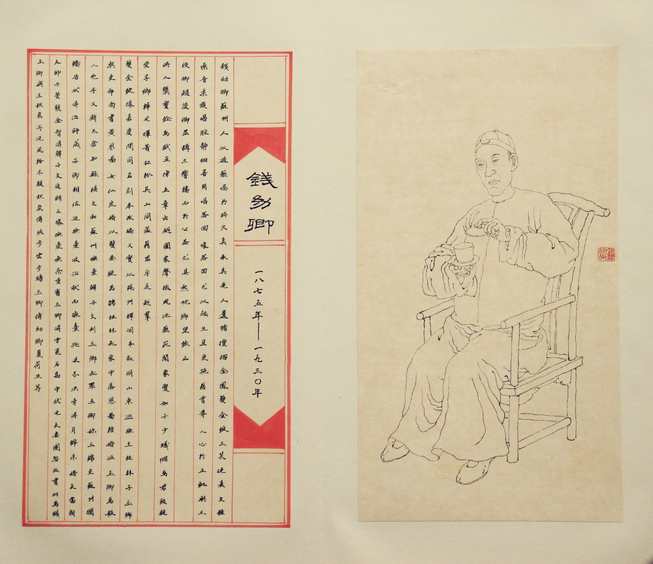自幼随父钱玉卿习《描金凤》.清光绪二十三年(1897)在光裕公所出道.