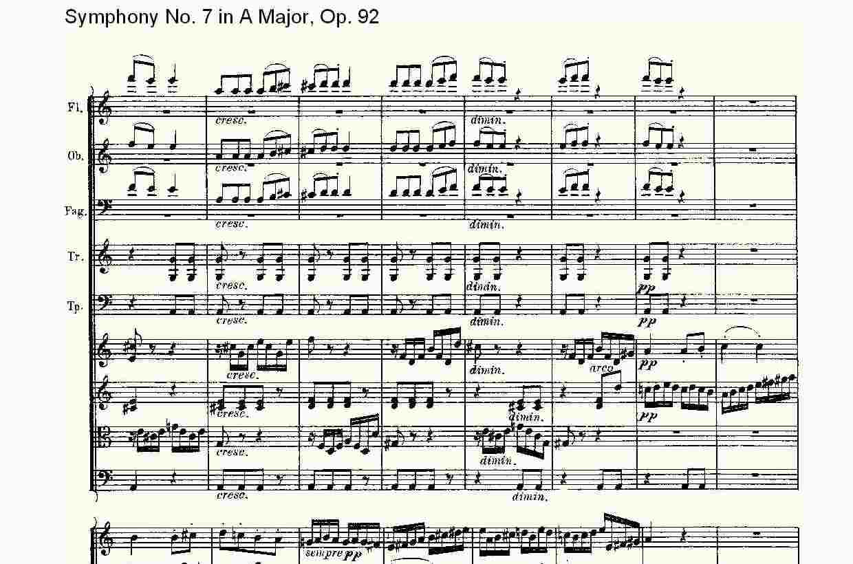 贝多芬第七交响曲