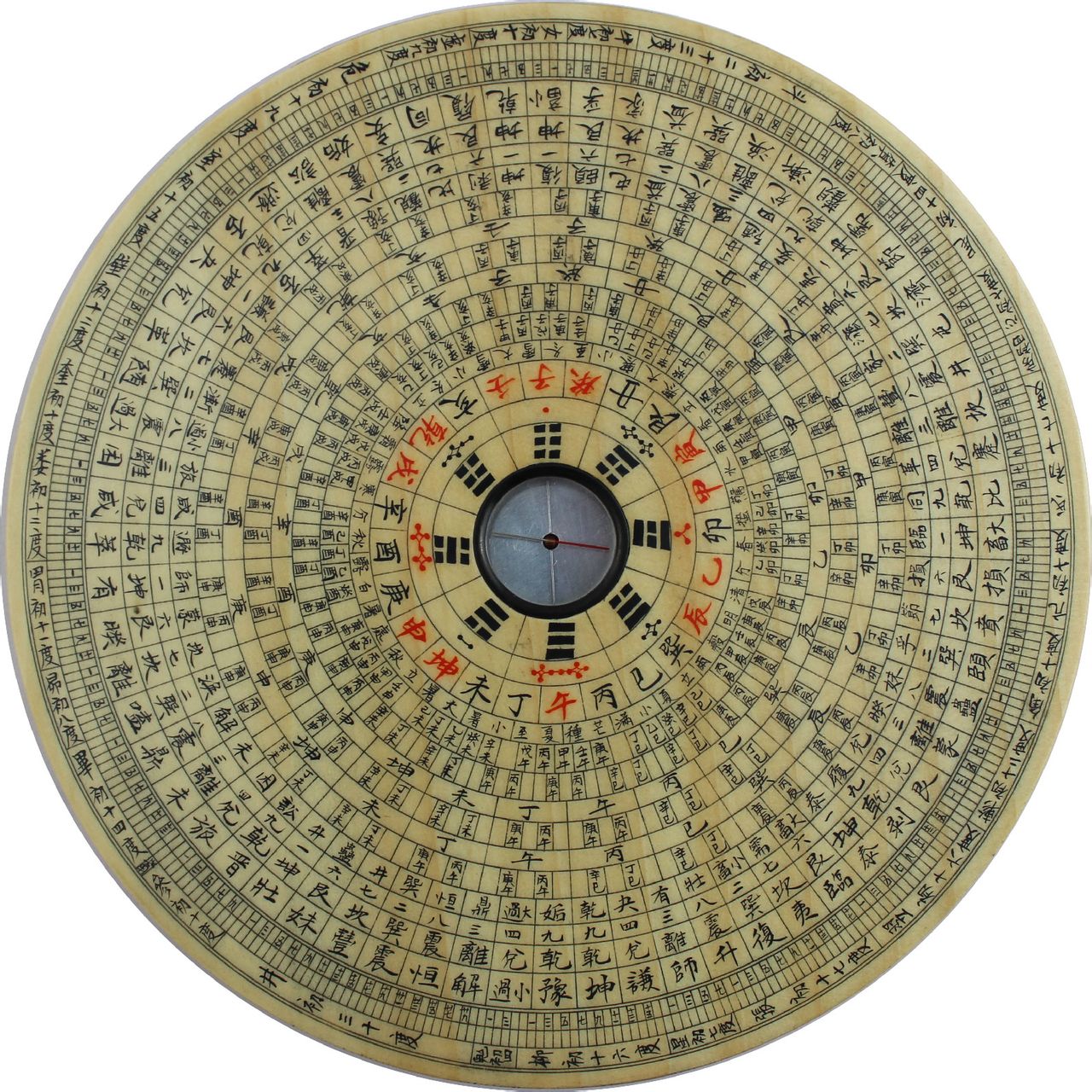 万安罗经是由磁针和方位盘构成的指示方位的仪器,它渊源于中国古代