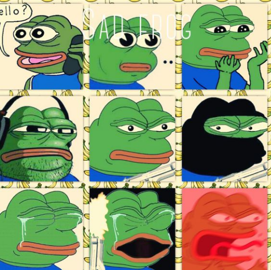  p>sad frog(悲伤蛙),网络流行形象,是一只网友颇为热爱的青蛙,经常一