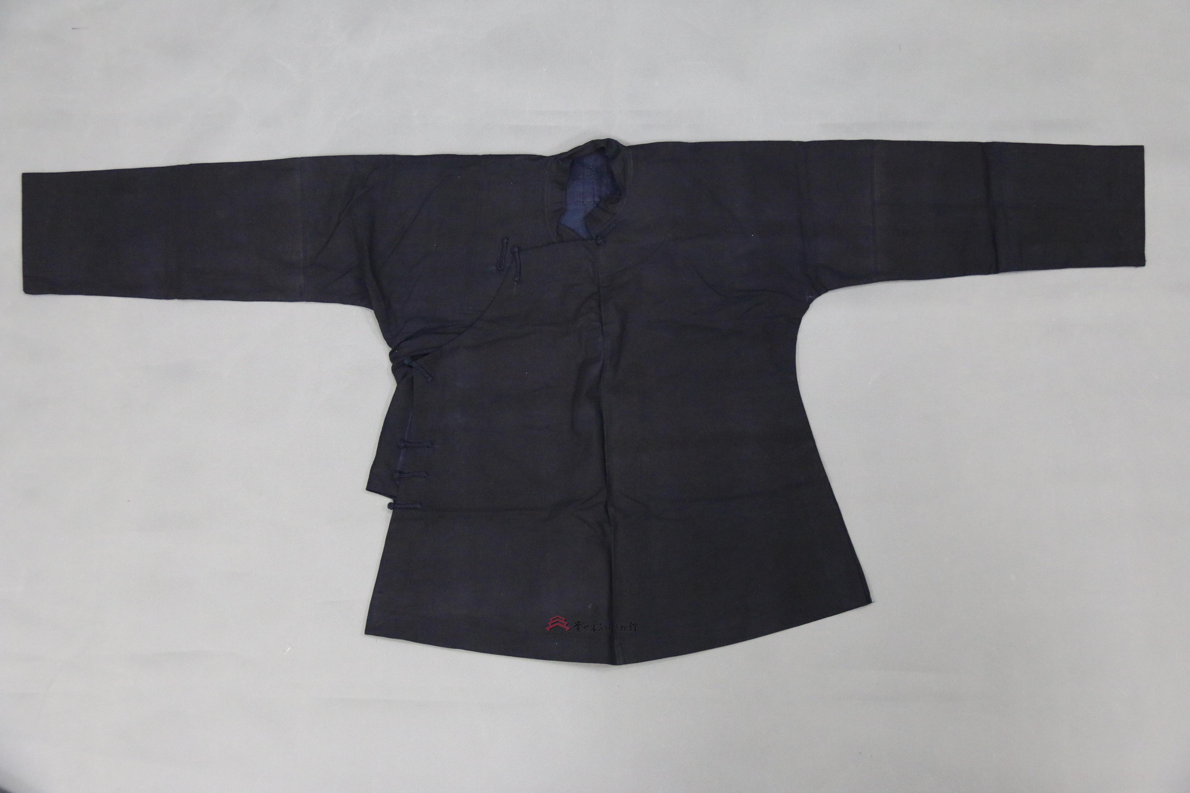 当代荔波布依族青布右衽上衣