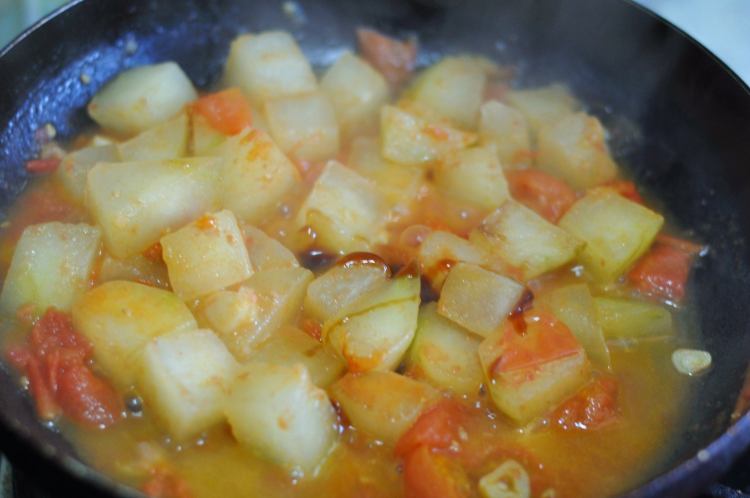 番茄炒冬瓜