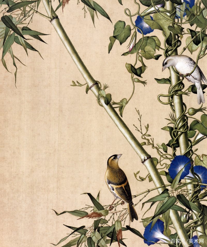 郎世寧 花鳥圖 清郎世宁《花鸟图册》赏析-搜狐