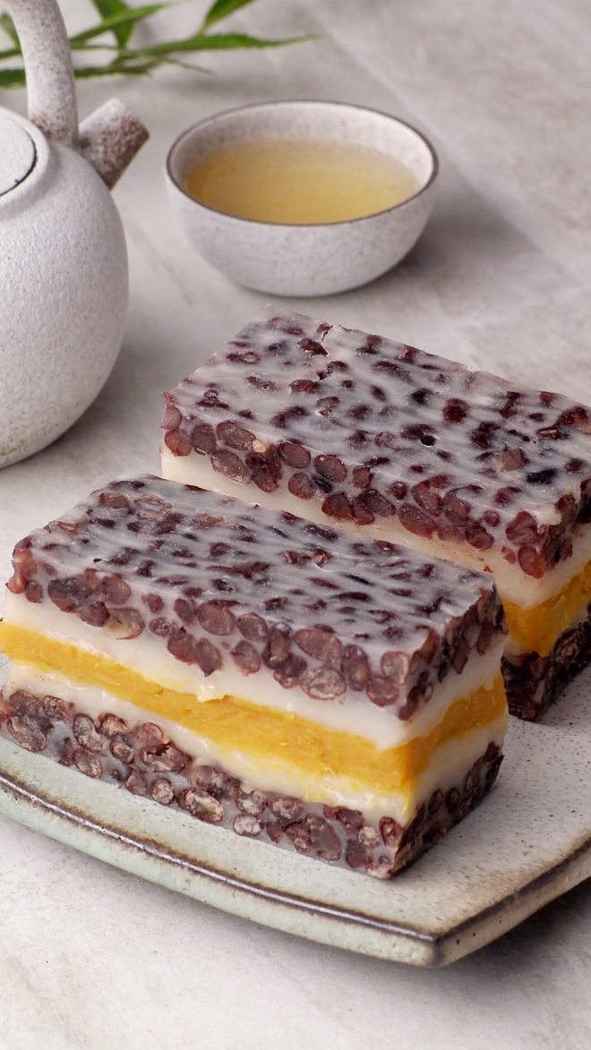 red bean cake