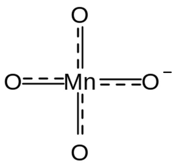 data-lemmaid="5739133">高锰酸根 /a>结合而成的酸,属于离子,化学式