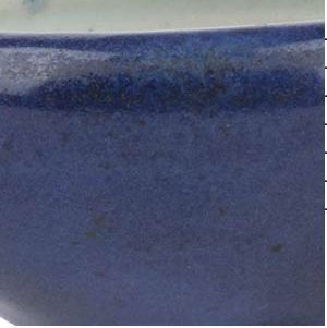 在北宋就出现成熟工艺,又称"积蓝釉","祭蓝釉","霁青釉".