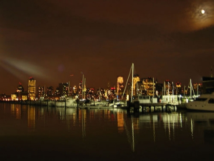 纽约州美丽夜景