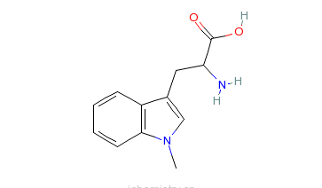 1-甲基-dl-色氨酸是一种化学物质,化学式是c