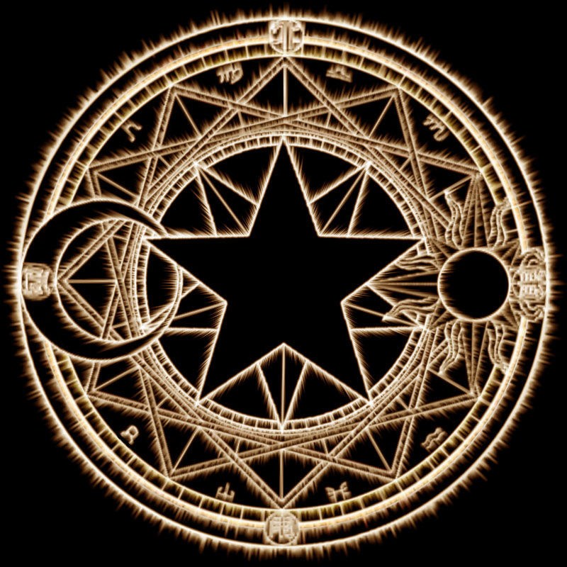  p>魔法阵的一说法是施展强大咒力的神圣空间,另一说法是用以承受更多