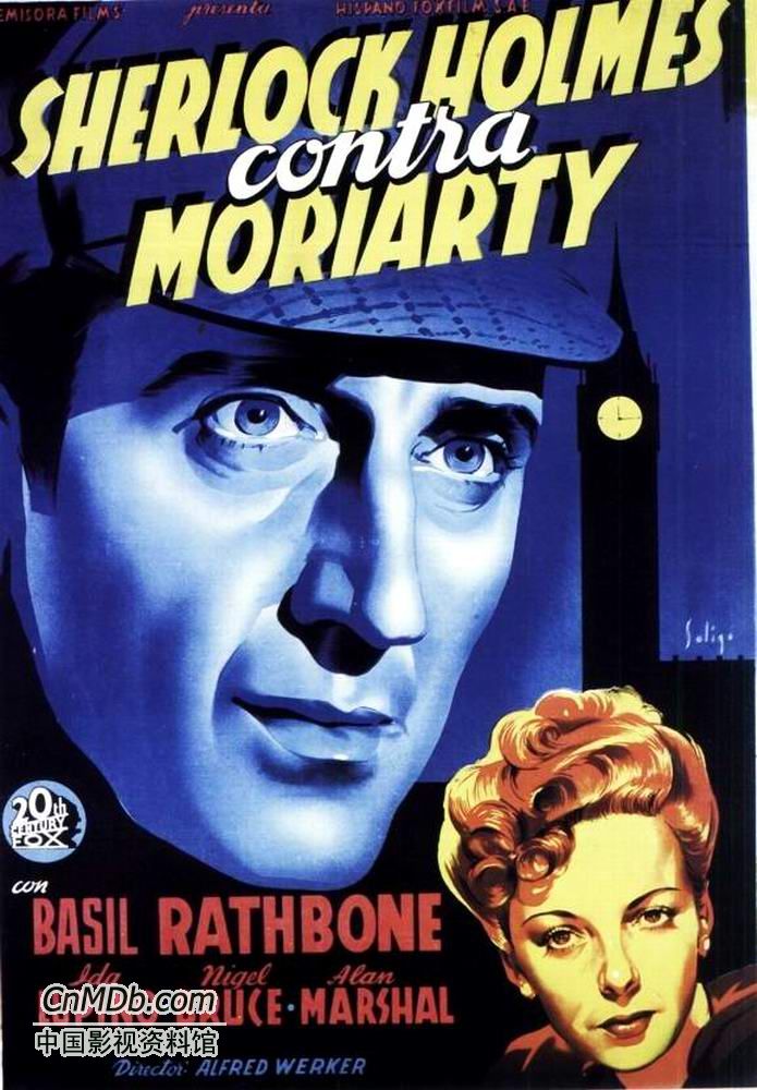  p>巴兹尔·雷斯伯恩(basil rathbone),男演员,1892年6月13日出生于