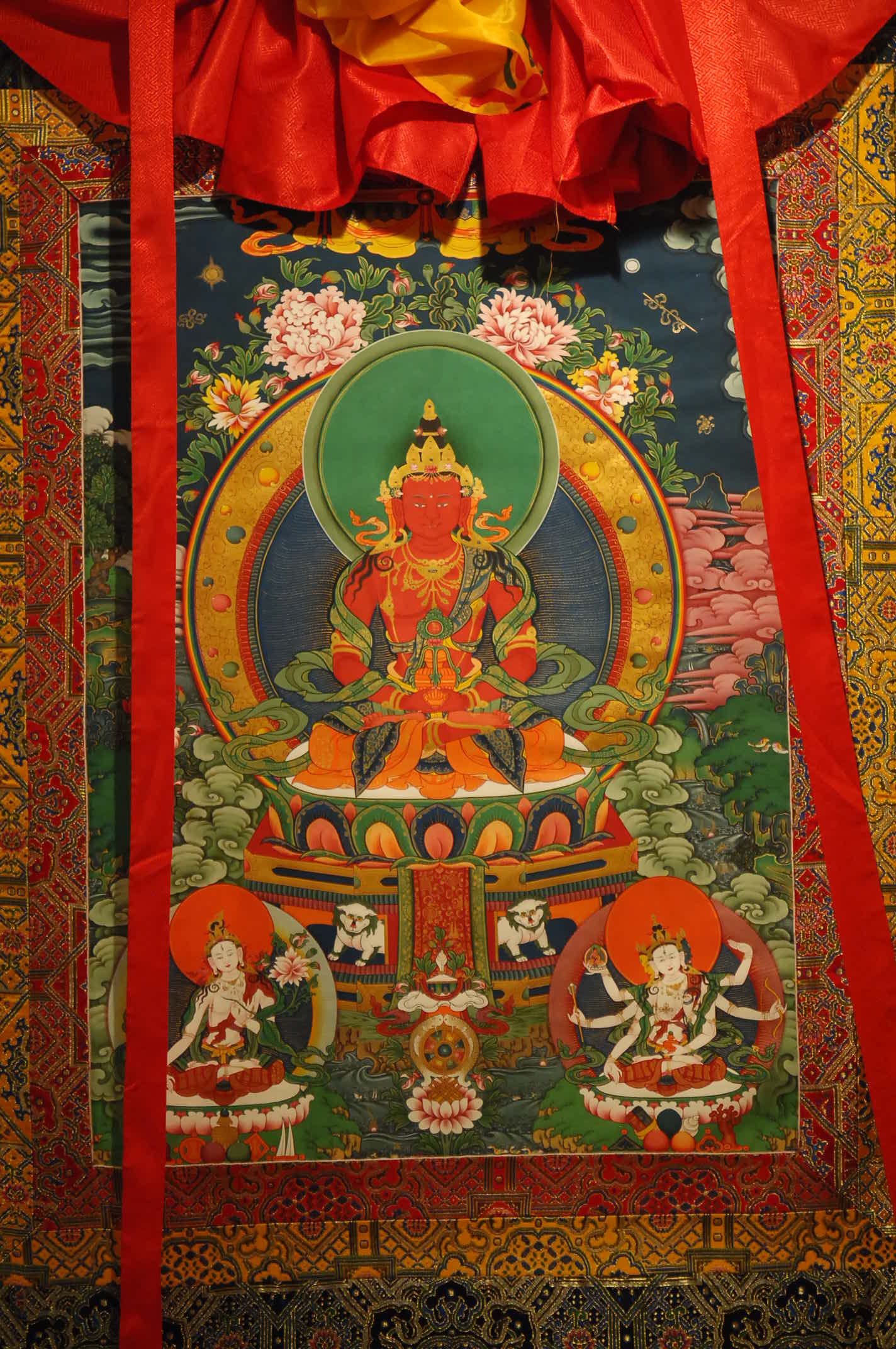  p>唐卡(thang-ga)也叫 a>唐嘎 /a>, a>唐喀 /a>,系藏文音译,指用彩缎