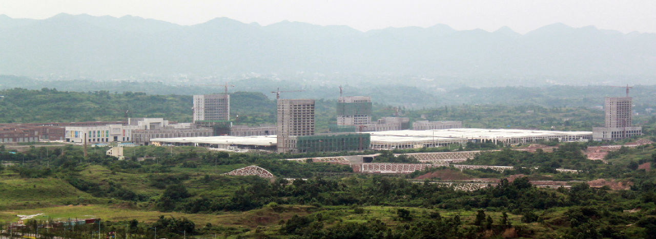  p>大川国际建材城,位于重庆西部新城的西永组团i,j分区西部现代物流
