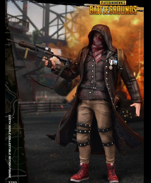 ssg-002 1/12 pubg 绝地求生风衣刺客