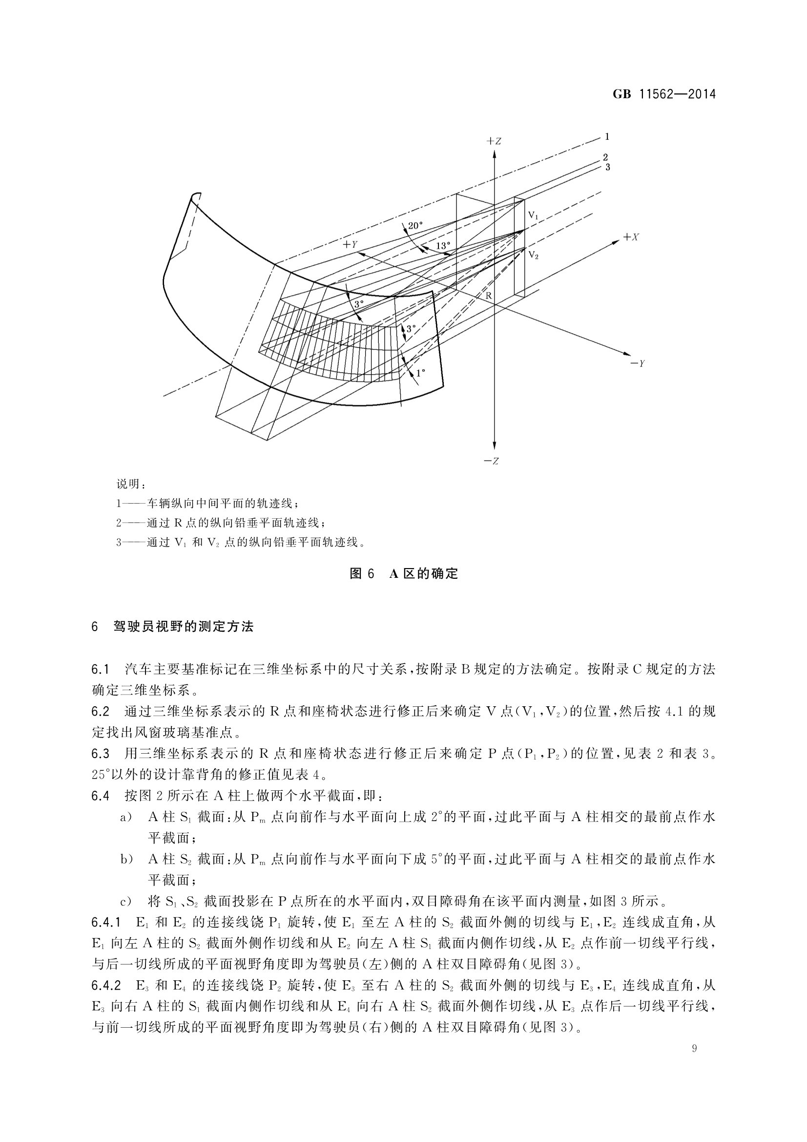  p>《汽车驾驶员前方视野要求及测量方法》(gb 11562-2014)是2015年7