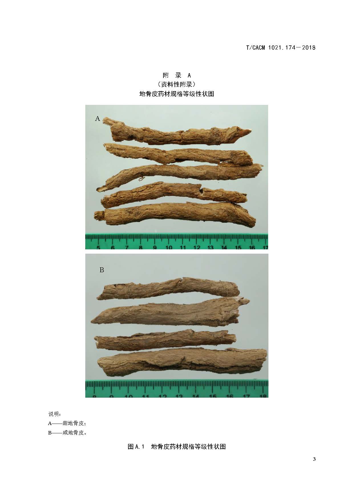 中药材商品规格等级—地骨皮