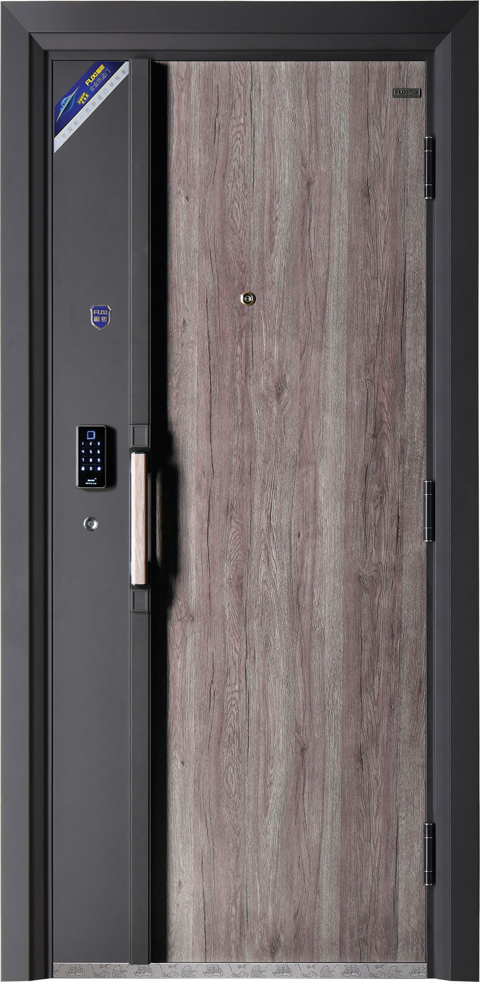 一家设计,生产和销售防盗安全门,别墅门和防爆锁技术于一体的门