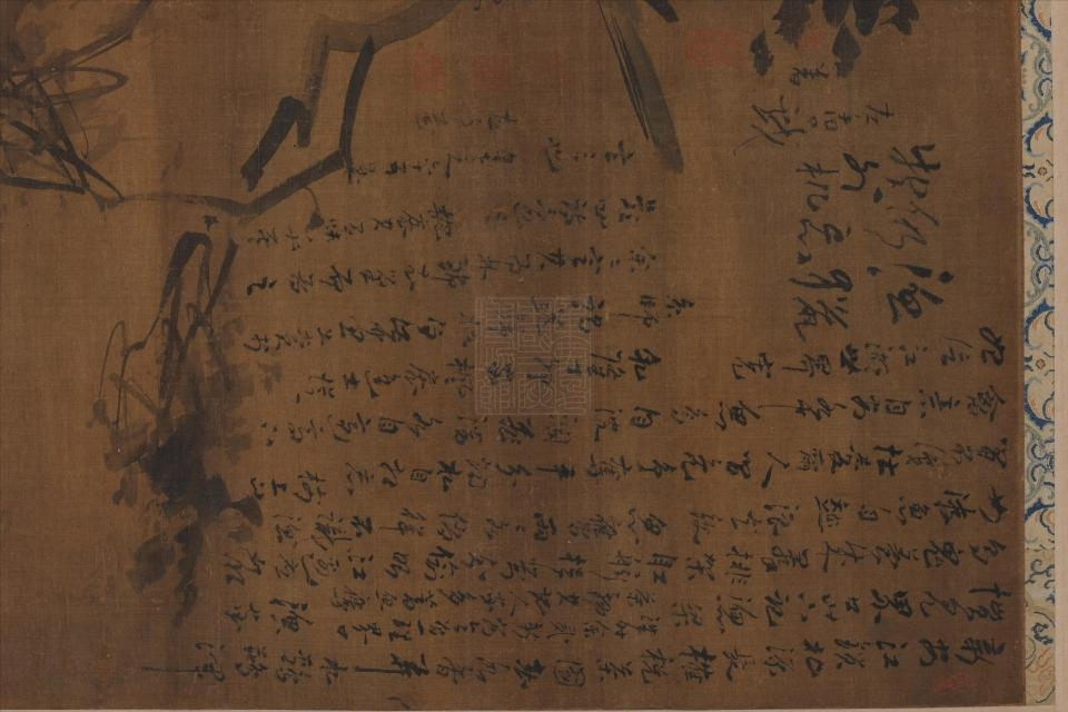  p>明林良鱼鸟清缘图轴是重庆中国三峡博物馆收藏的书法(绘画). /p>