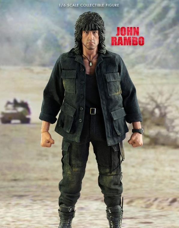 threezero《第一滴血3》约翰兰博john rambo 1:6可动人偶