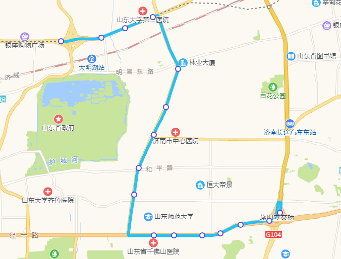 济南公交brt2号线