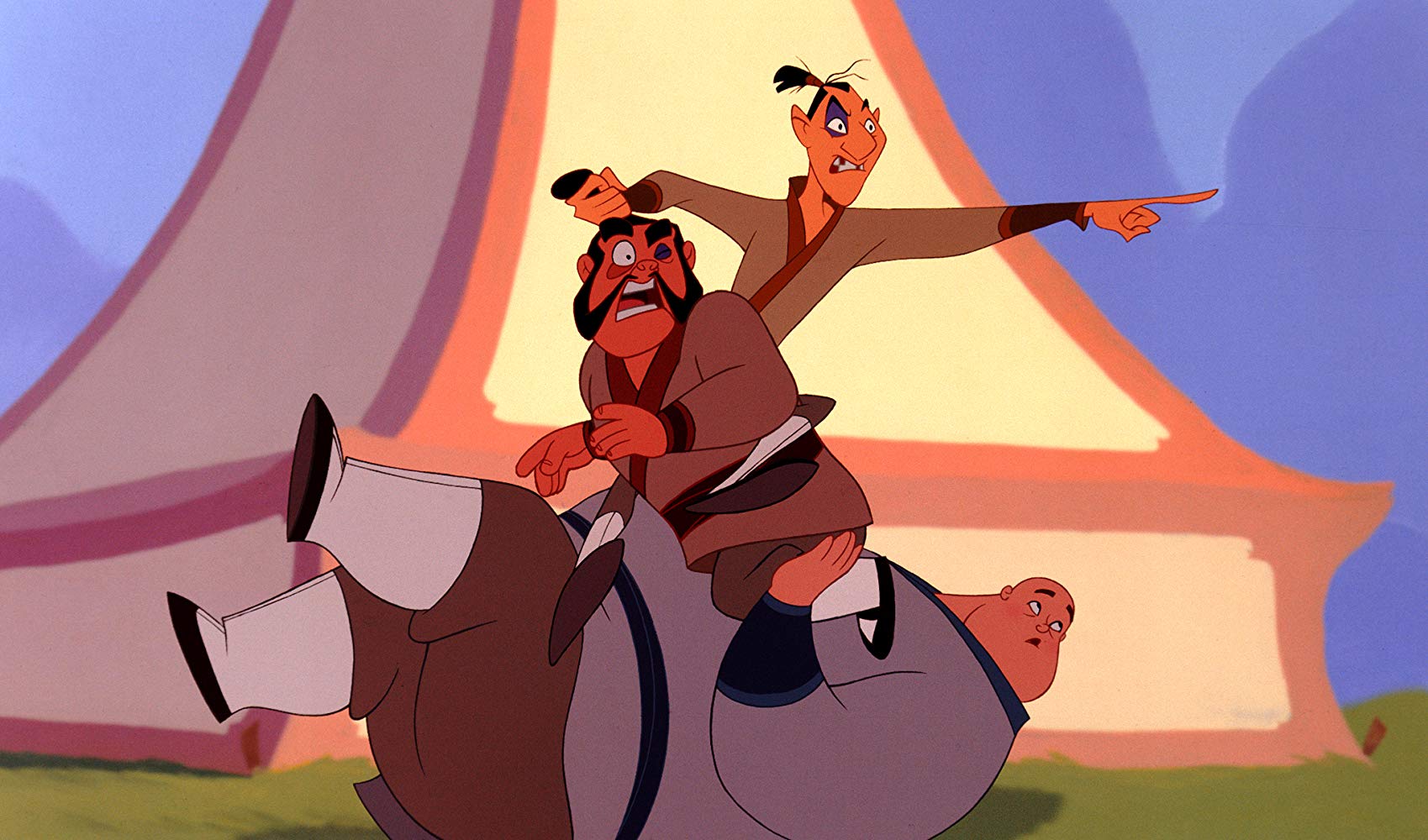  p>《花木兰》是由迪士尼公司出品的电脑动画电影,由 a target="