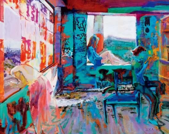  p>《郊外》是张笑蕊(北京)创作的一幅油画. /p>