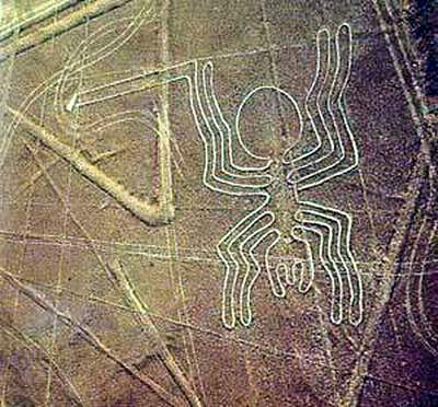  p>纳斯卡线条(nazca lines)位于南美洲西部的秘鲁南部的纳斯卡荒原上