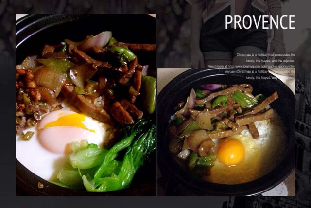 黑椒牛柳煲仔饭