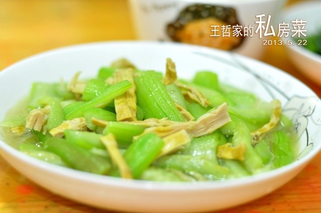 笋干丝瓜