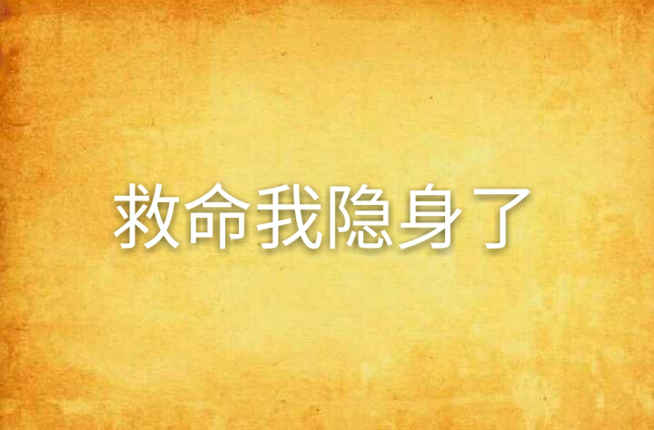 救命我隐身了
