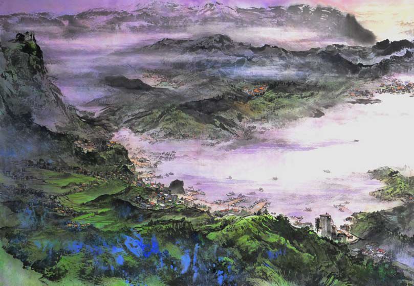  p>李沃源,1957生于福建省金门县,9岁始习中国画,大学时代则专研油画