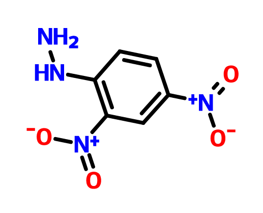 4-二硝基苯肼(2,4-dinitrophenylhydrazine),是一种有机物,分子式为c