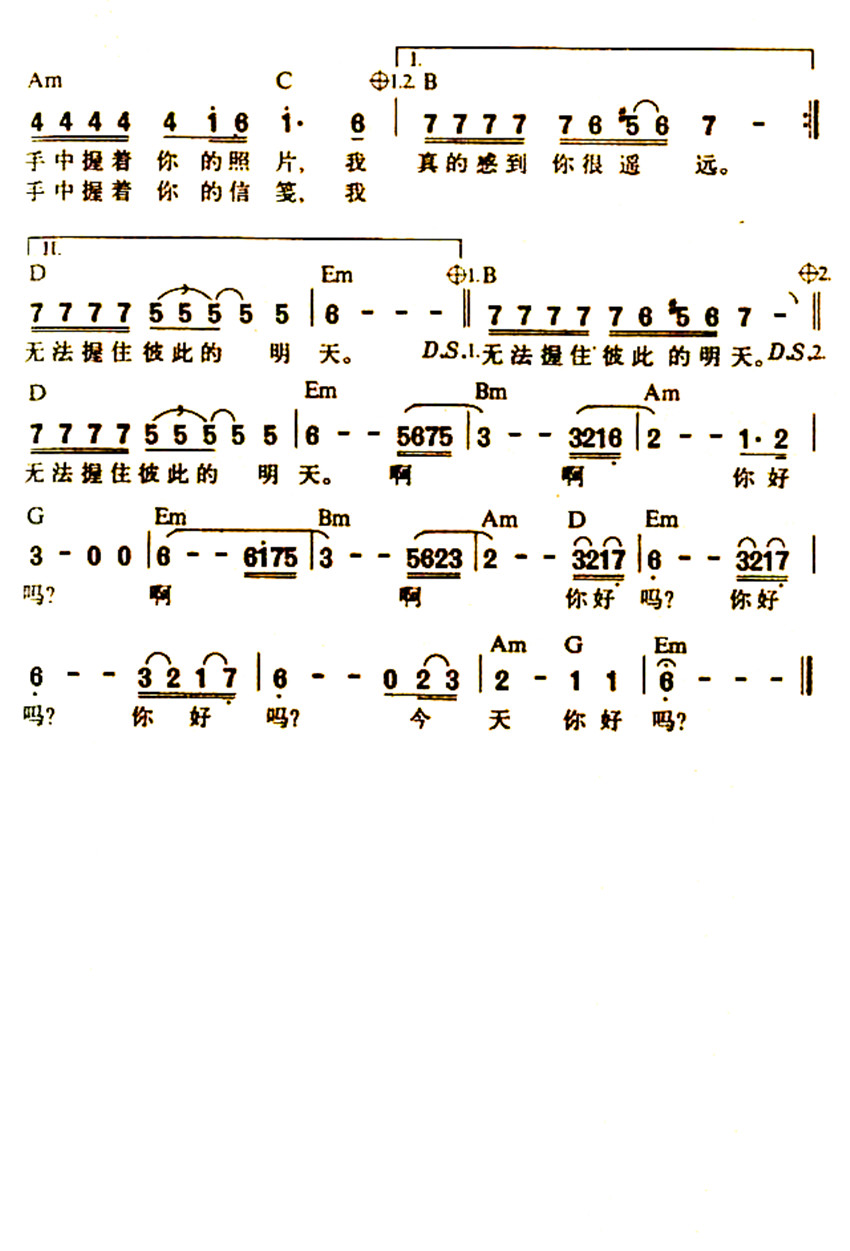 你在他乡还好吗