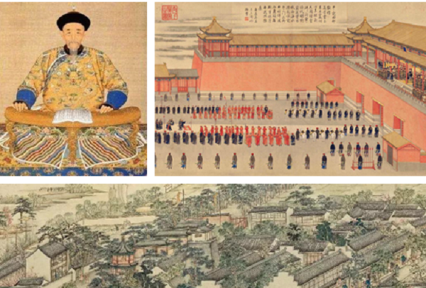  p>康乾盛世,又称康雍乾盛世,西方称"high qing",是清朝的鼎盛时期