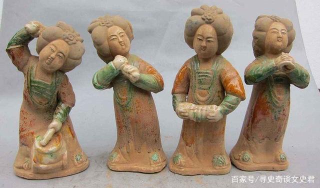唐代殉葬女俑的“环肥燕瘦”：素面已云妖，更著花钿饰_百科TA说