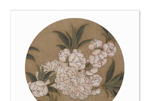 名画摹写——宋人花鸟 · 碧桃图