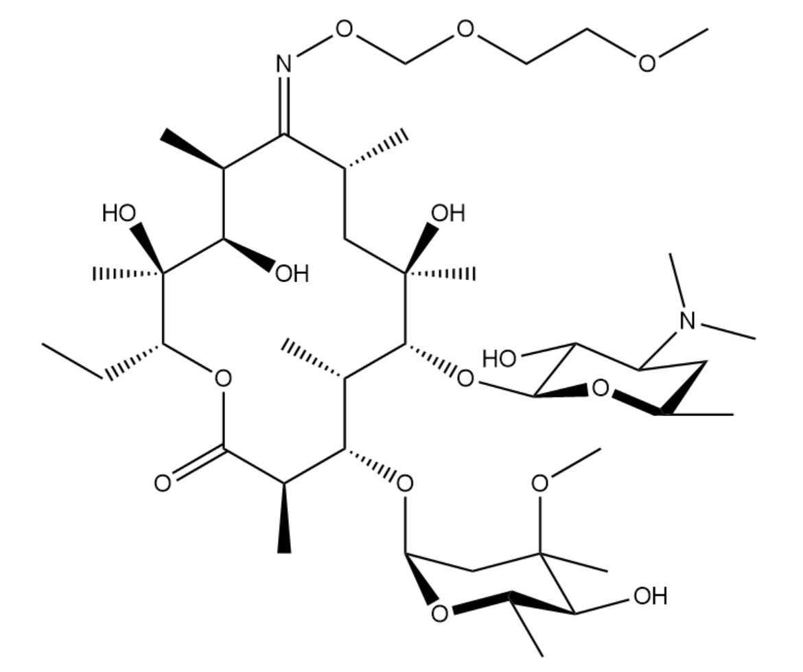 罗红霉素,roxithromycin,西医药物,是新一代大环内酯类抗生素,主要