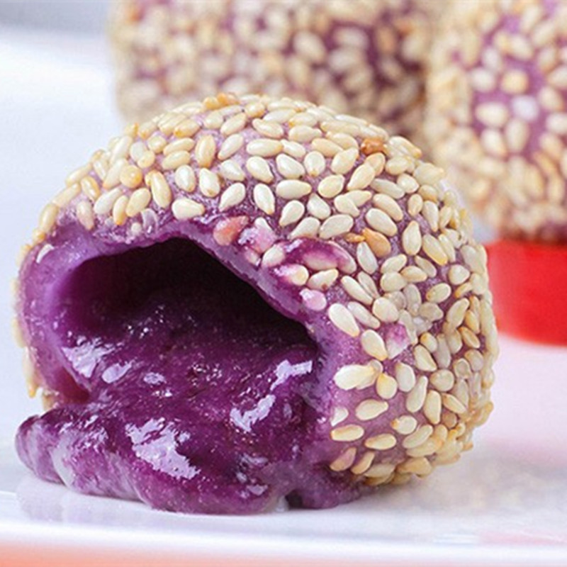 奶酪紫薯球