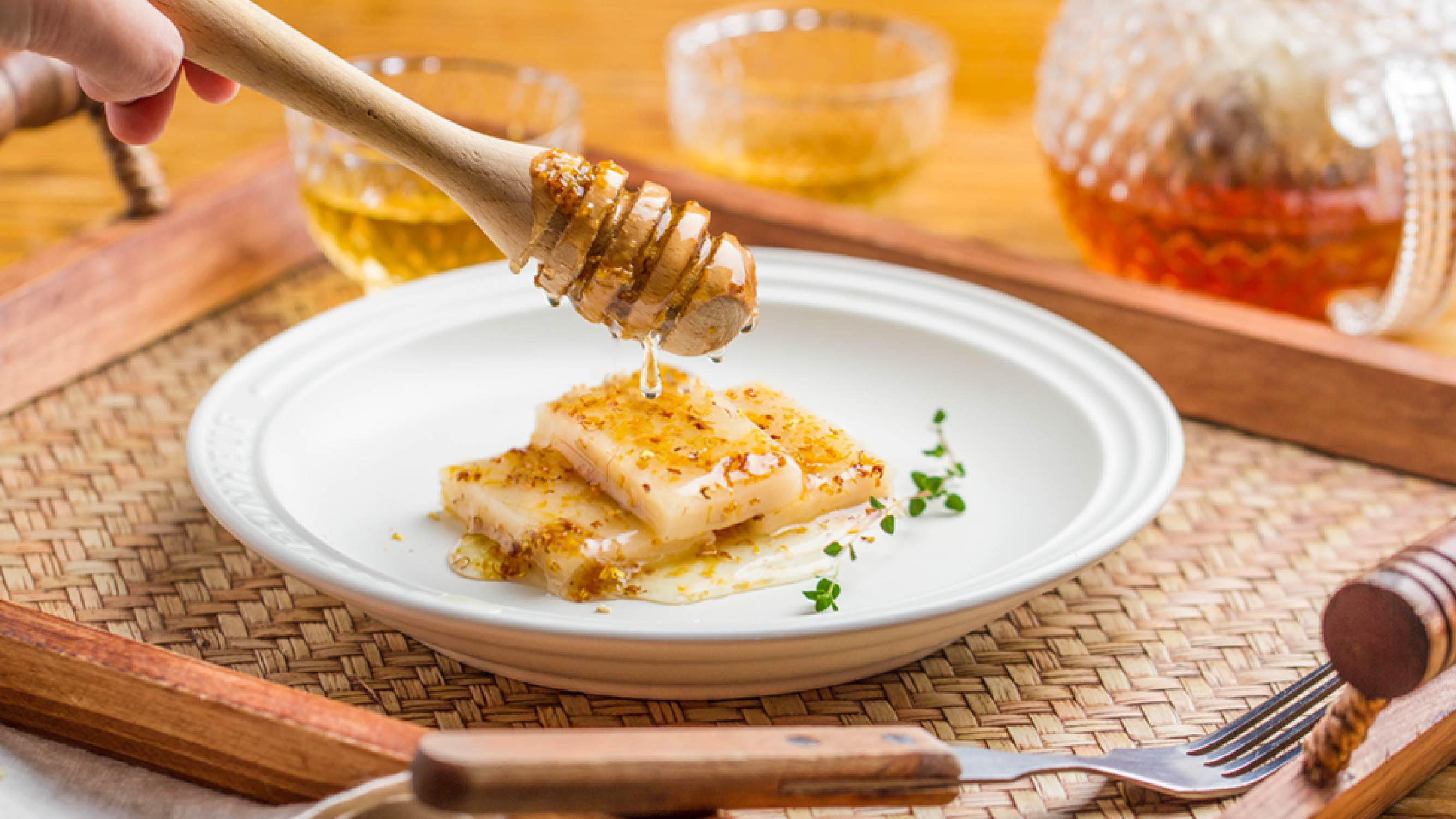 小羽私厨之藕粉桂花糕