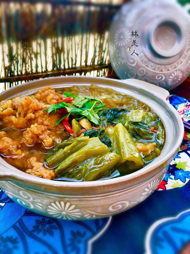 酥肉白菜炖粉条