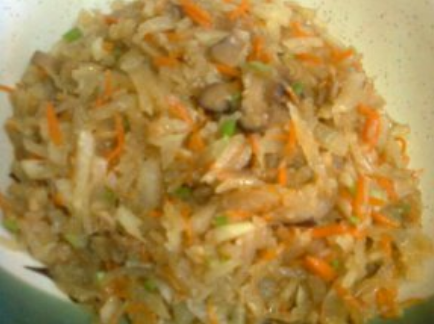 沙葛或芜菁馅包子