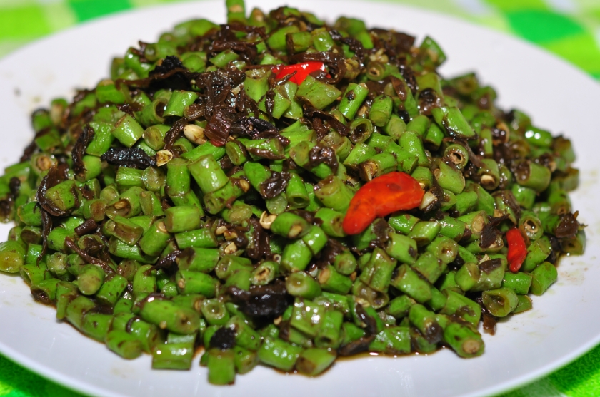 橄榄菜豇豆米