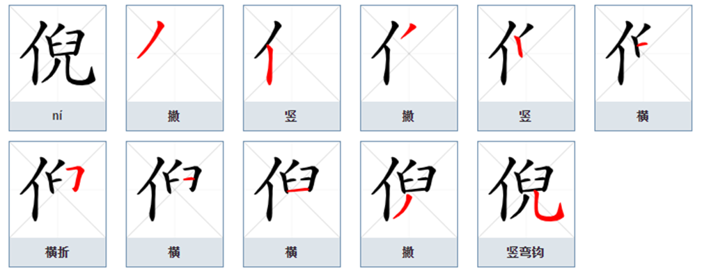 倪（汉语汉字）_百度百科