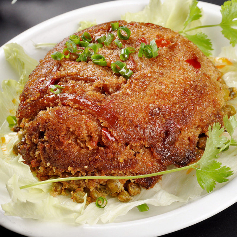 香煎米粉五花肉