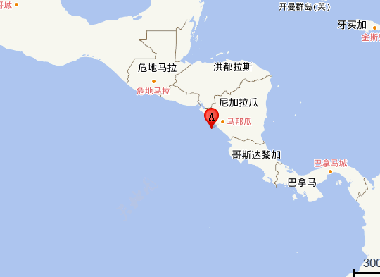 2022年4月21日尼加拉瓜近海6.6级地震