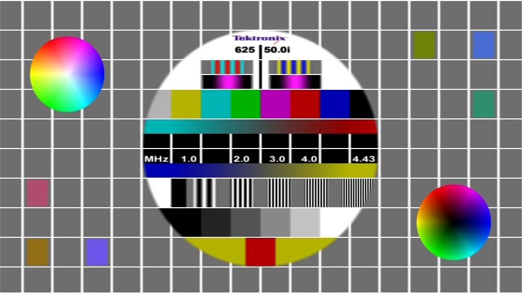  p>测试图(即电视信号测试图)又称测试卡,是指电视台在正常电视节目