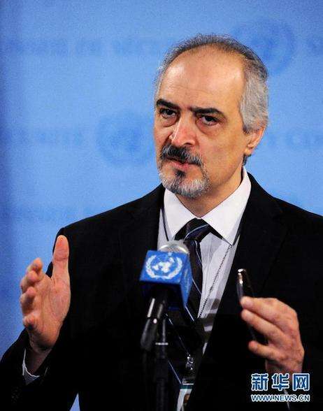 巴沙尔·贾法里,曾任 a target="_blank" href="/item/叙利亚/215811"