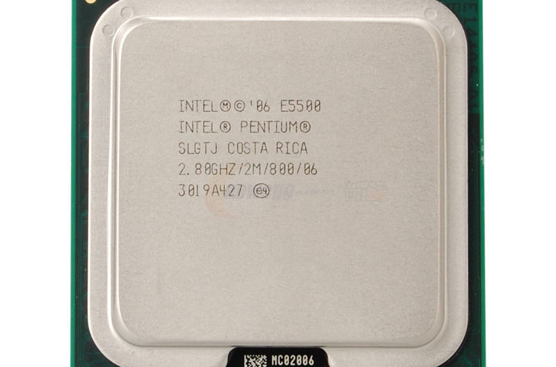 intel 奔腾双核 e5500(散)